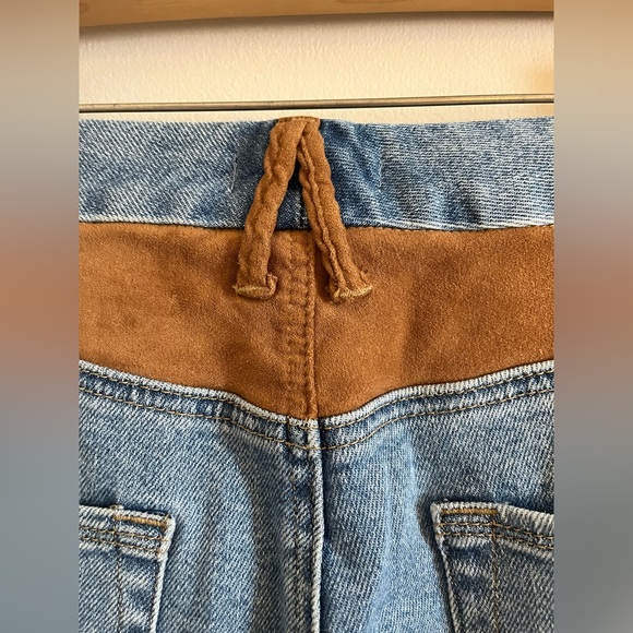 Good American Suede Mixing Skinny Jeans - Picture 10 of 12